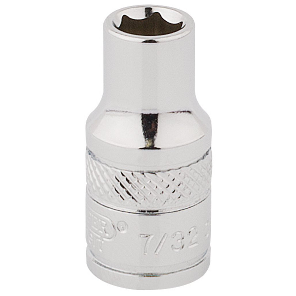 Draper Expert HI-TORQ® 6 Point Socket, 1/4" Sq. Dr., 7/32"  48371