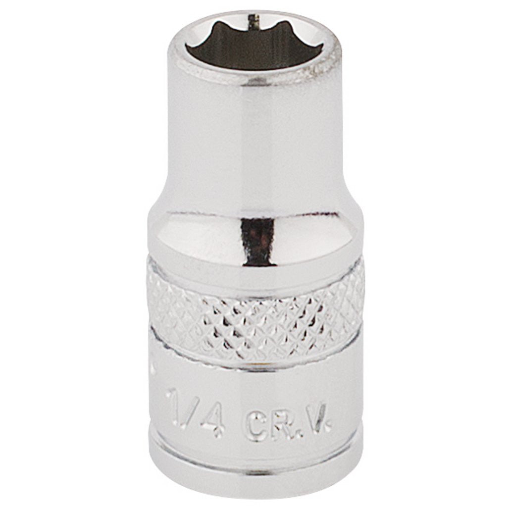 Draper Expert HI-TORQ® 6 Point Socket, 1/4" Sq. Dr., 1/4"  48444