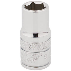 Draper Expert HI-TORQ® 6 Point Socket, 1/4" Sq. Dr., 9/32"  48567