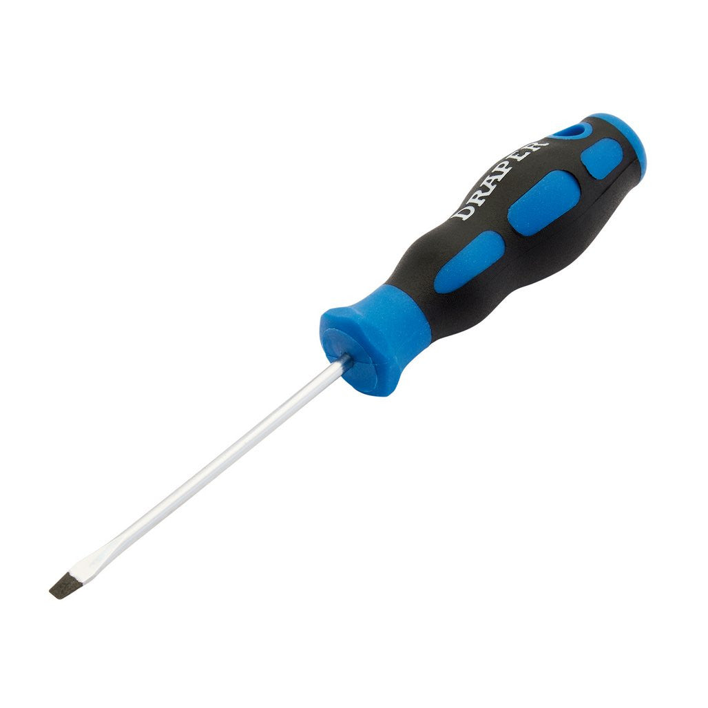 Draper Soft Grip Plain Slot Screwdriver, 3.2 x 75mm  48919