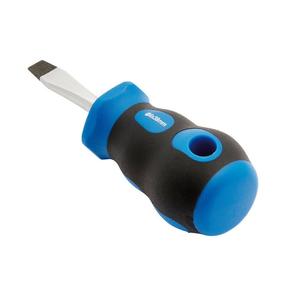 Draper Soft Grip Plain Slot Screwdriver, 6 x 38mm   48921