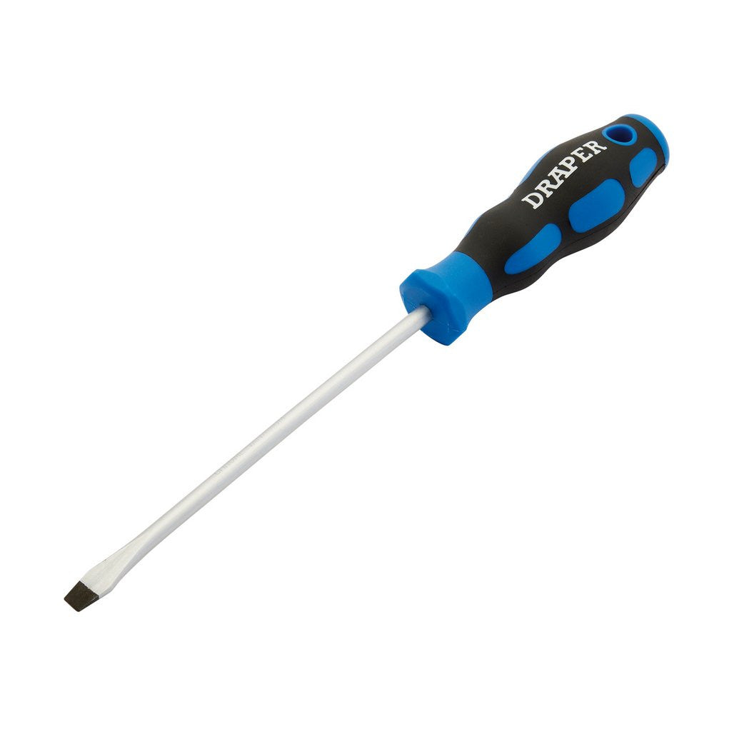 Draper Soft Grip Plain Slot Screwdriver, 6 x 150mm  48923