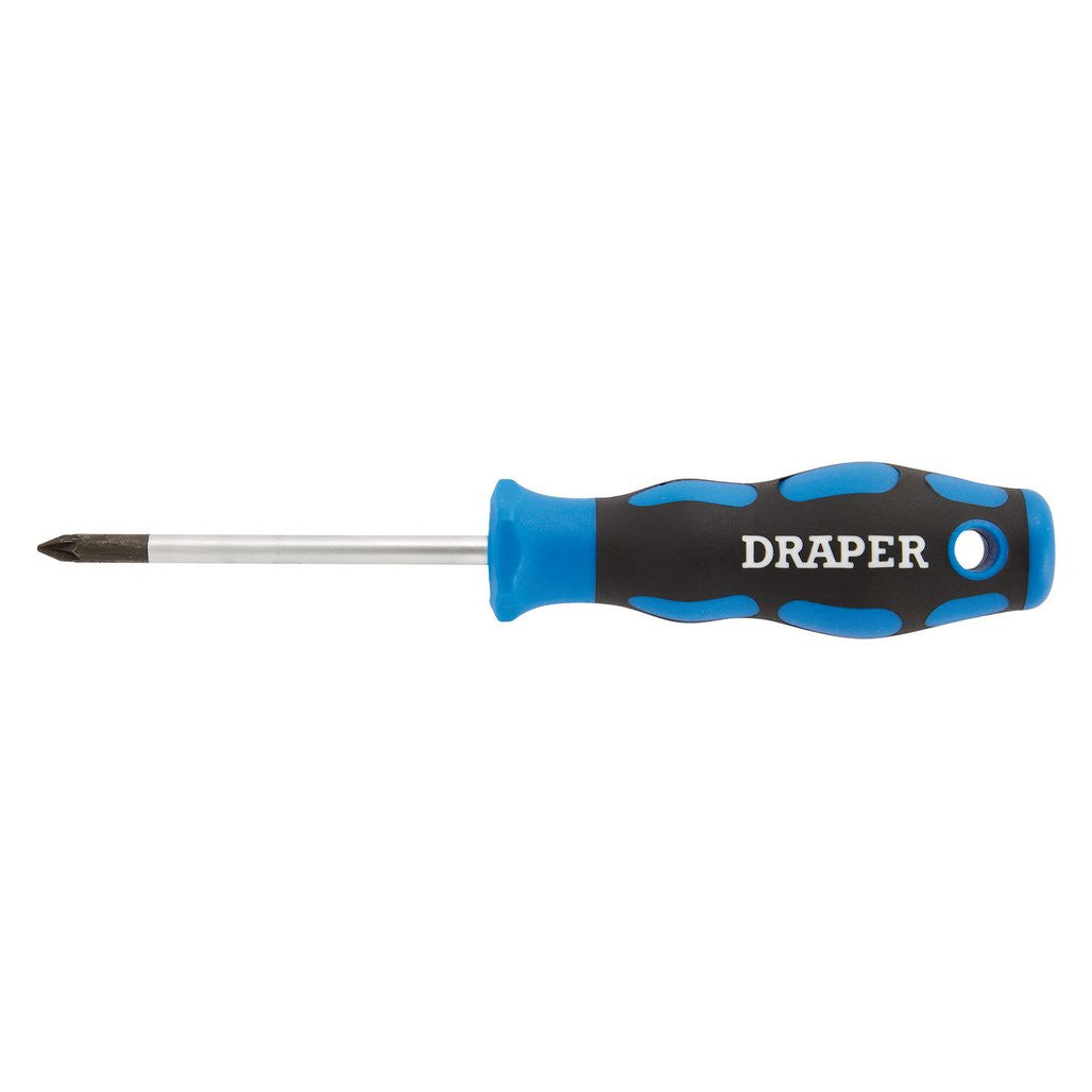Draper Soft Grip PZ TYPE Screwdriver, No.1 x 75mm  48926