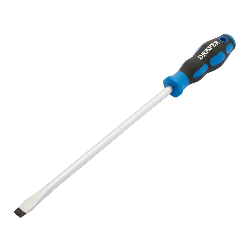 Draper Soft Grip Plain Slot Screwdriver, 9.5 x 250mm  48927