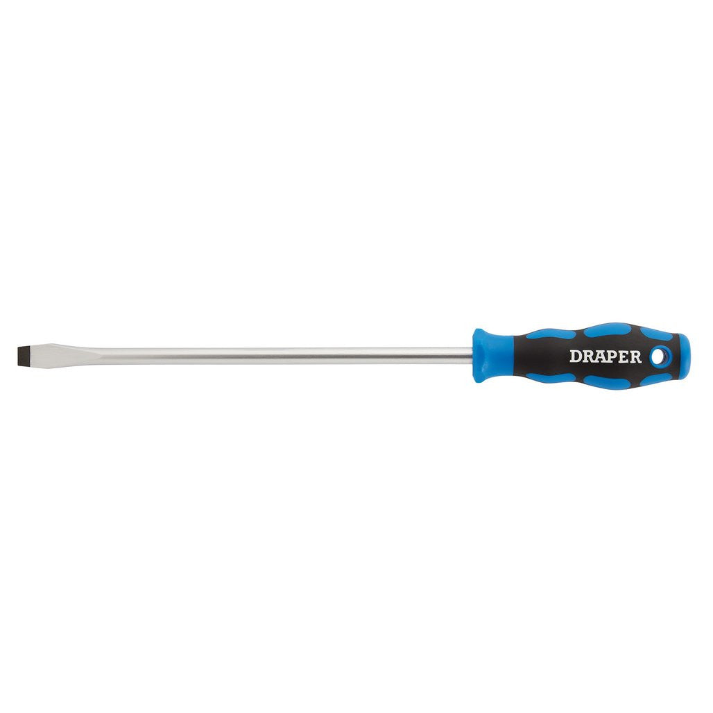 Draper Soft Grip Plain Slot Screwdriver, 9.5 x 250mm  48927