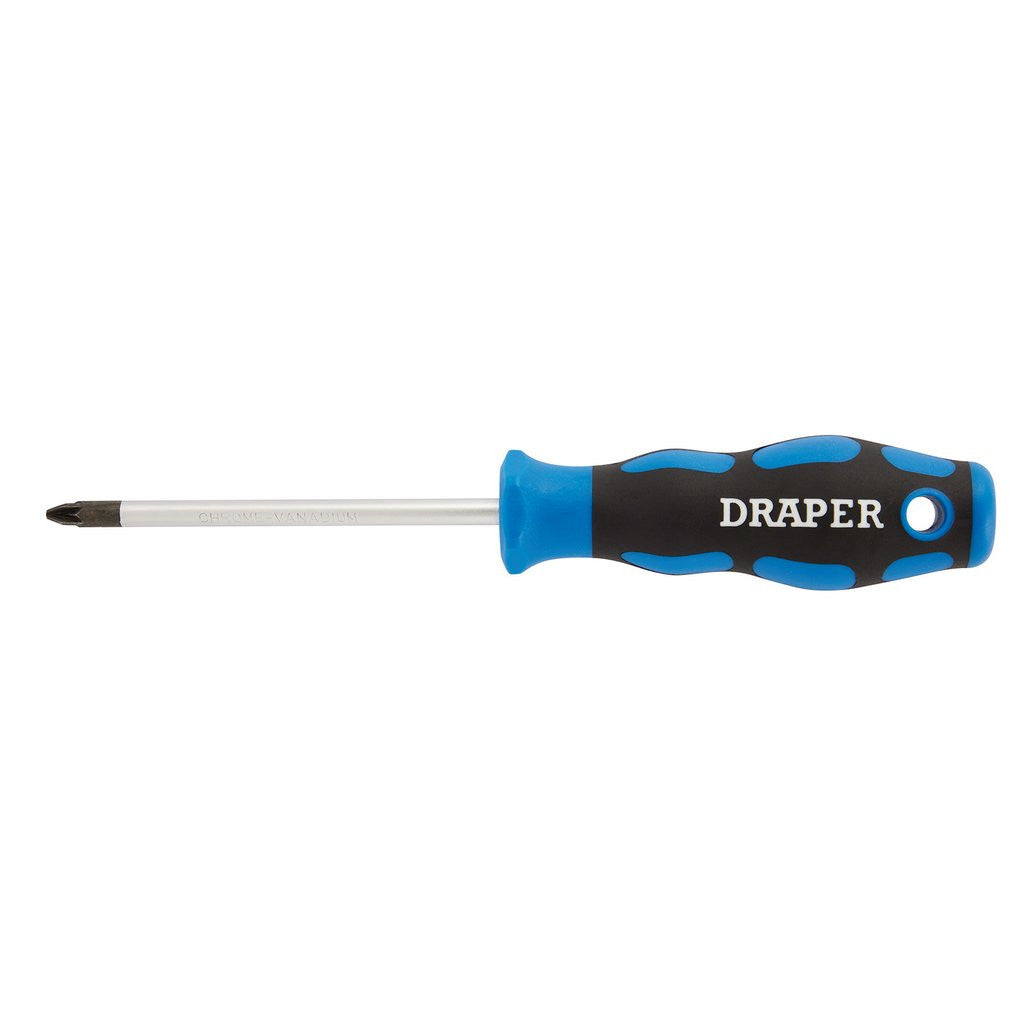 Draper Soft Grip PZ TYPE Screwdriver, No.2 x 100mm  48928