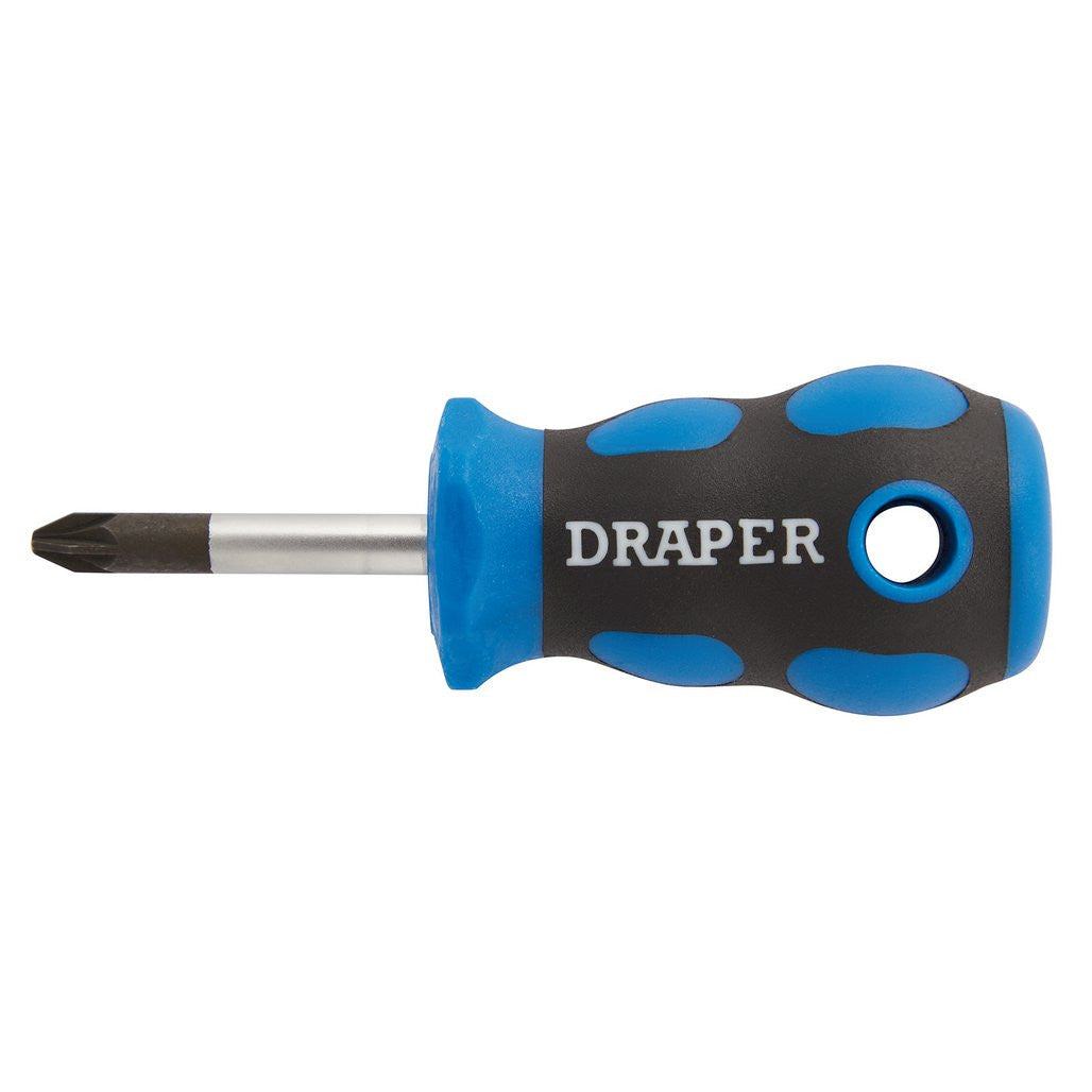 Draper Soft Grip PZ TYPE Screwdriver, No.2 x 38mm  48929