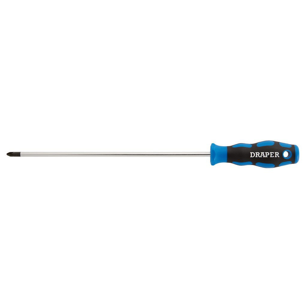 Draper Soft Grip PZ TYPE Screwdriver, No.2 x 250mm  48930