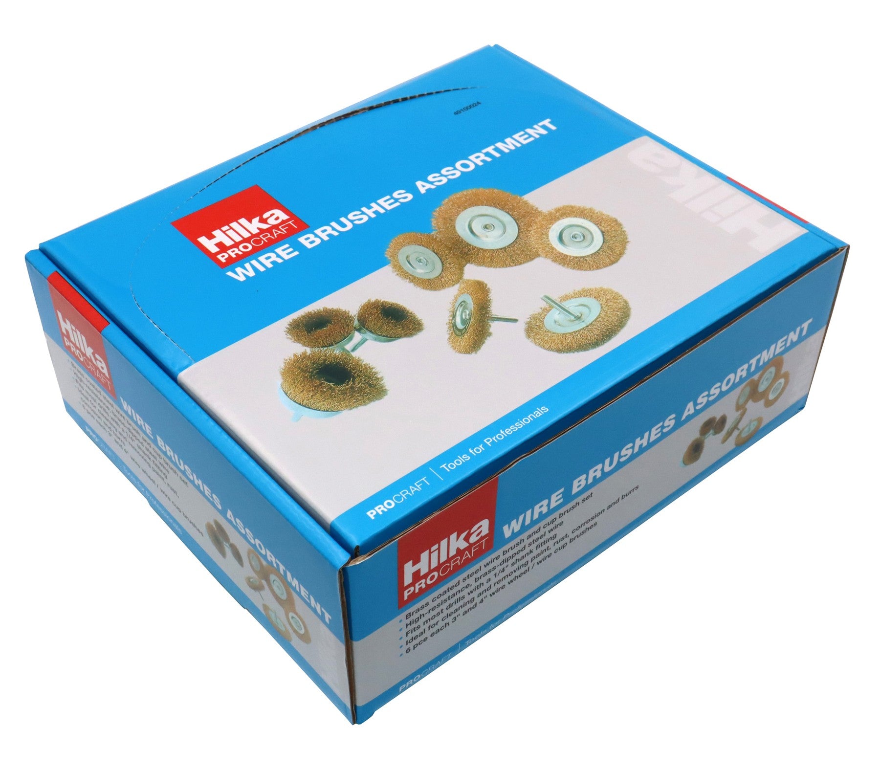 Hilka 24 pce Wire Brush Display 49100024