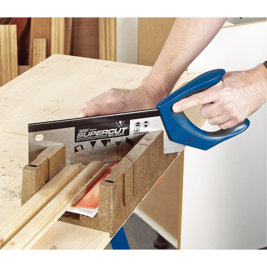 Draper Expert Supercut® Soft Grip Hardpoint Tenon Saw, 300mm/12", 11tpi/12ppi  49280