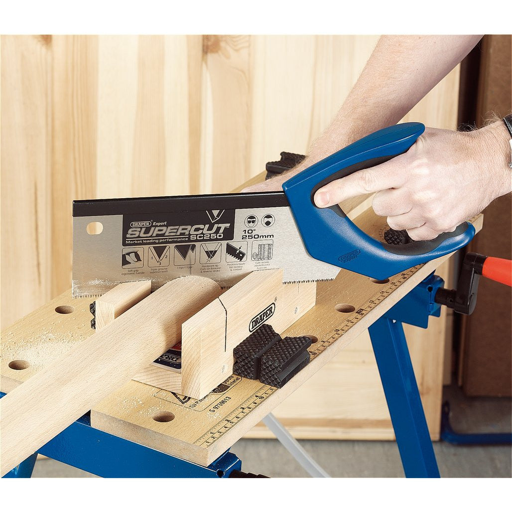Draper Expert Supercut® Soft Grip Hardpoint Tenon Saw, 250mm/10", 11tpi/12ppi  49281