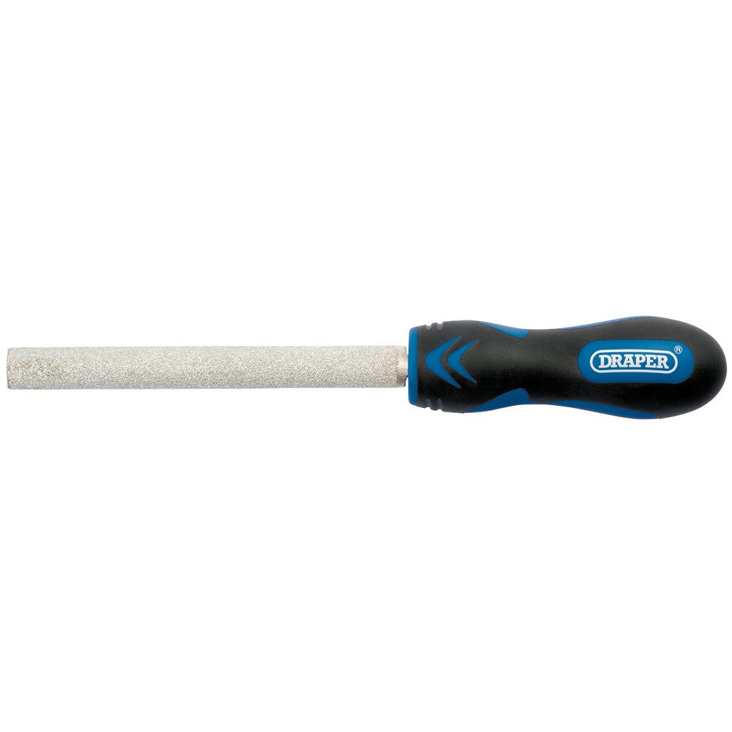 Draper Soft Grip Half Round Tiling File, 140mm  49421