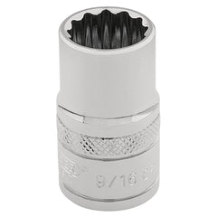 Draper Expert HI-TORQ® 12 Point Socket, 3/8" Sq. Dr., 9/16"  49457
