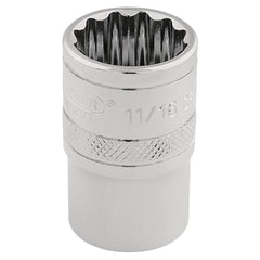 Draper Expert HI-TORQ® 12 Point Socket, 3/8" Sq. Dr., 11/16"  49480