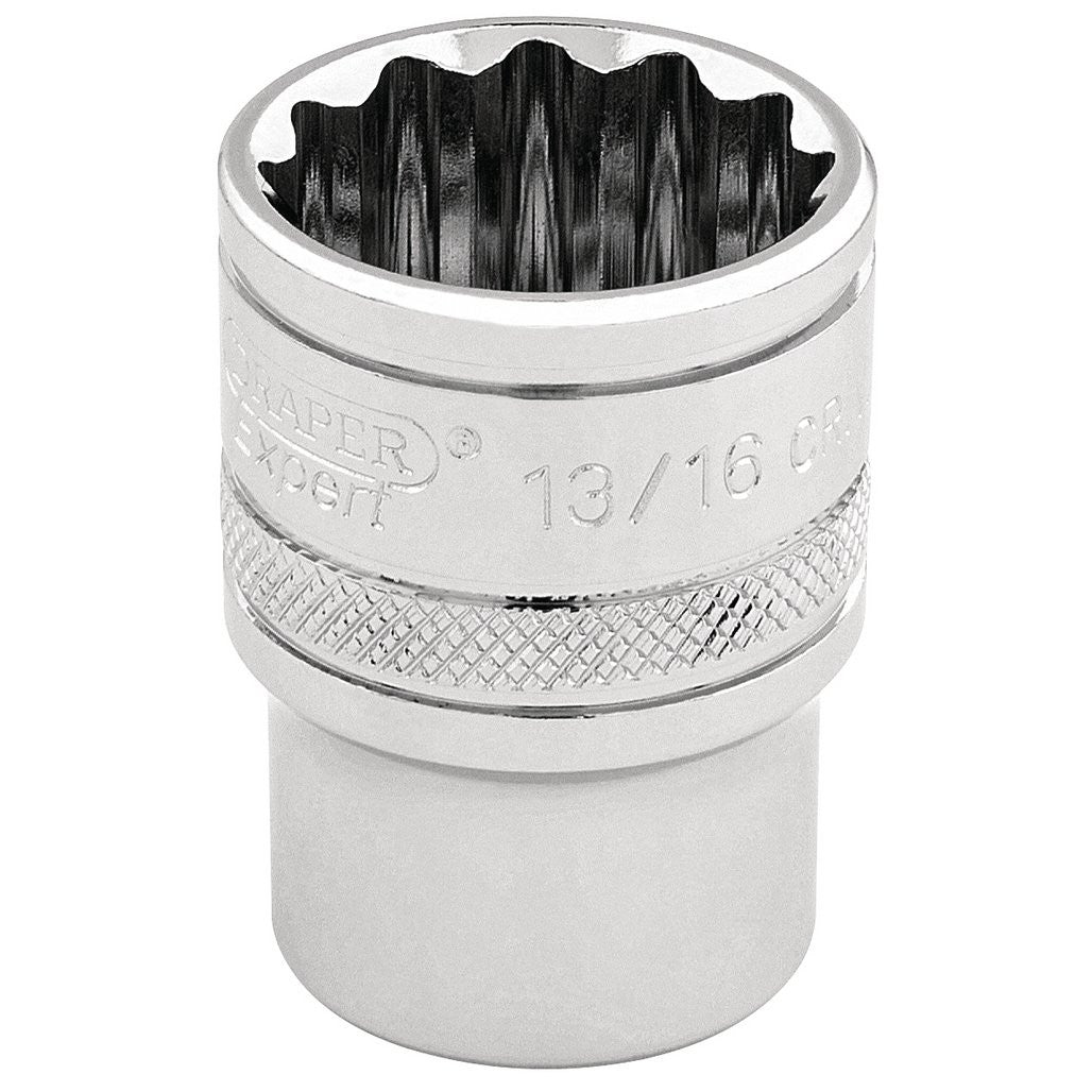 Draper Expert HI-TORQ® 12 Point Socket, 3/8" Sq. Dr., 13/16"  49482