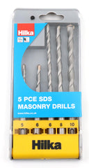 Hilka 5 pce SDS Masonry Drills 49700005