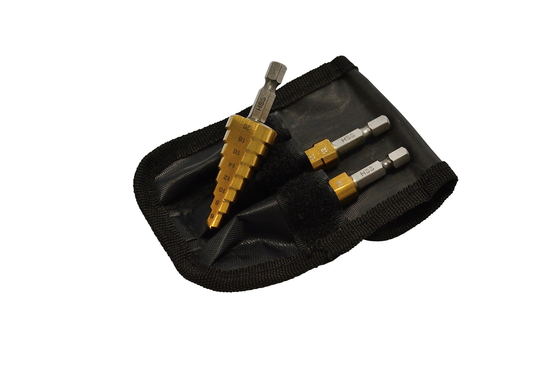 Hilka 3 pce Small HSS Step Drill Set 49706503
