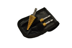 Hilka 3 pce Small HSS Step Drill Set 49706503