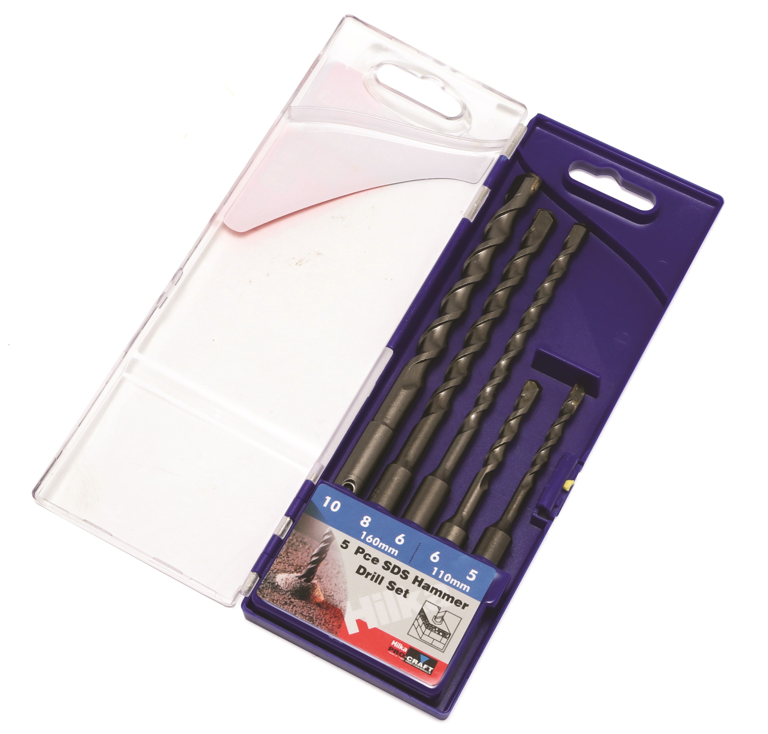 Hilka 5 pce SDS Hammer Drill Set 49707007