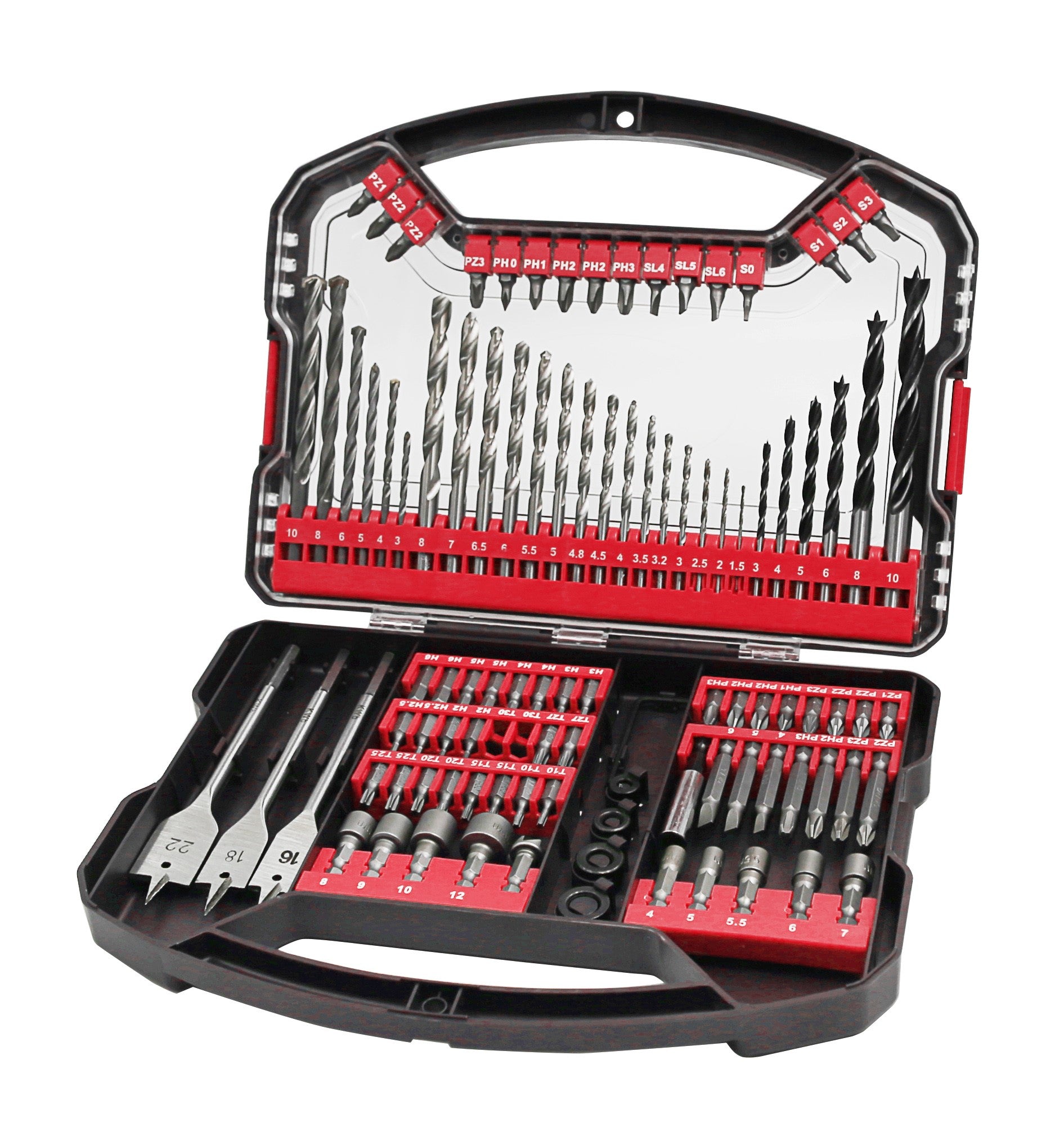 Hilka 101 pce Drill Bit And Accessory Kit 49707101