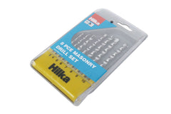Hilka 8 pce Masonry Drill Set 49808008