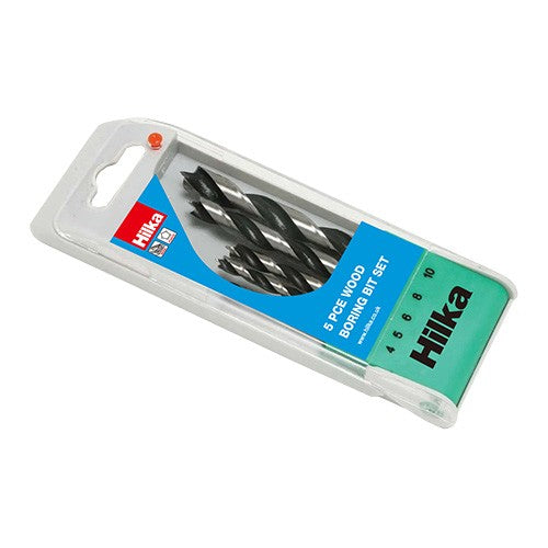 Hilka 5 pce Wood Boring Bit Set 49902005