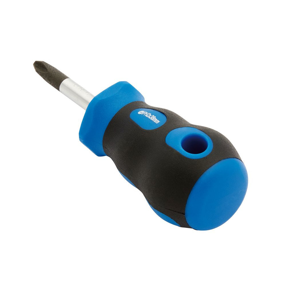 Draper Soft Grip Cross Slot Screwdriver, No.2 x 38mm  50181