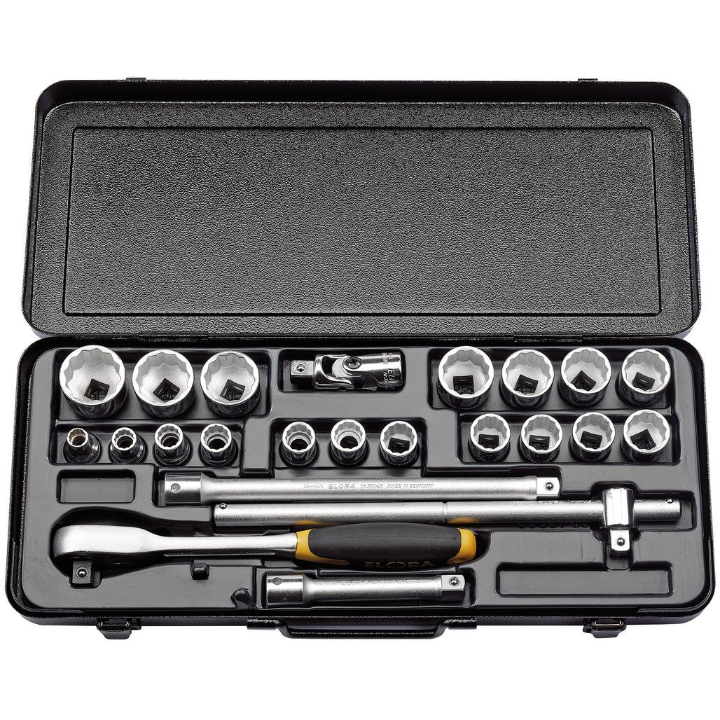 Draper Elora Imperial Socket Set, 1/2" Sq. Dr. (23 Piece)  50649