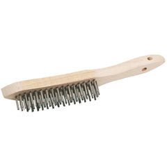 Draper Stainless Steel 4 Row Wire Scratch Brush, 310mm  50931