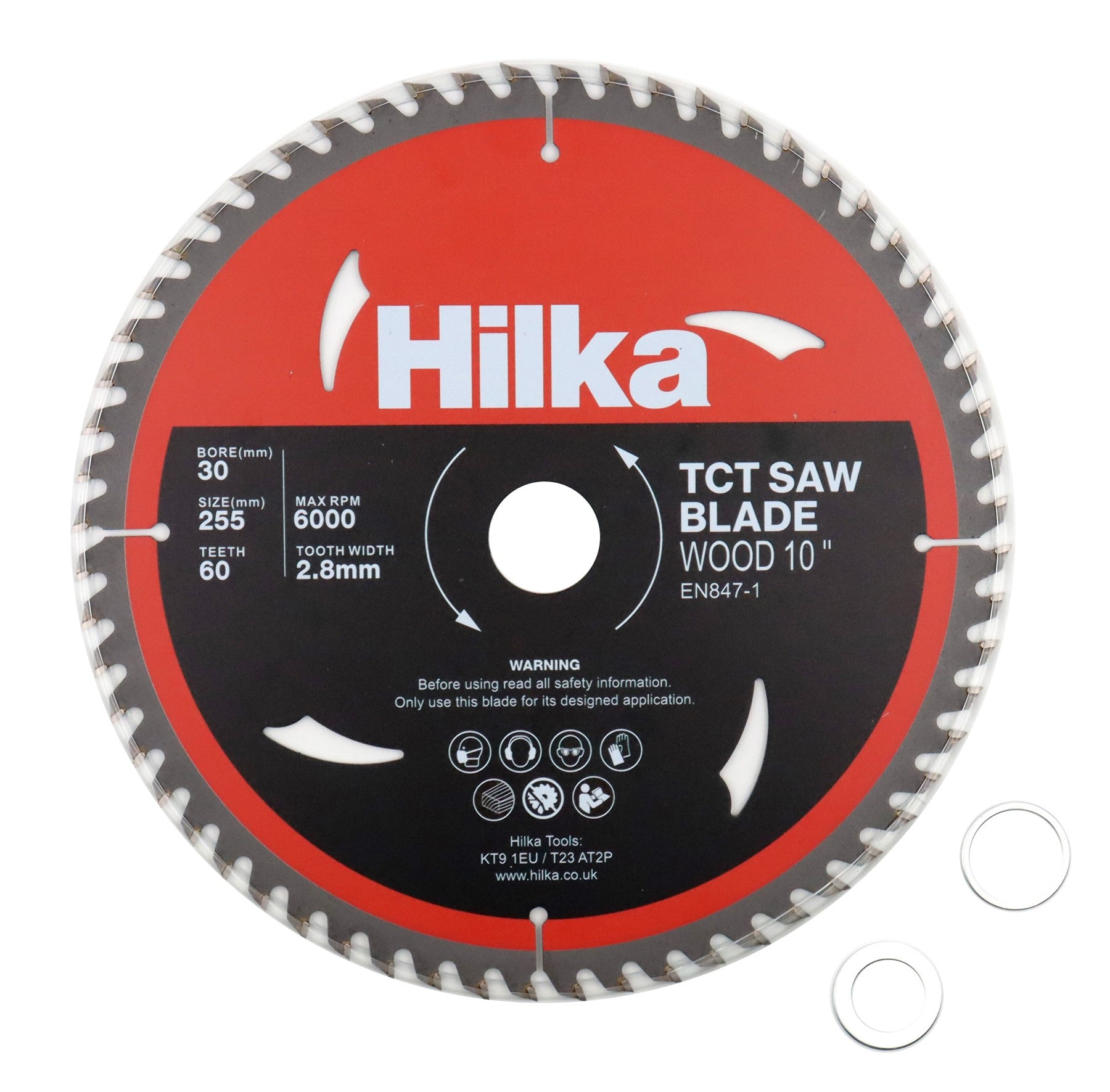 Hilka 10" (255mm) TCT Saw Blade 60 TPI 51025560