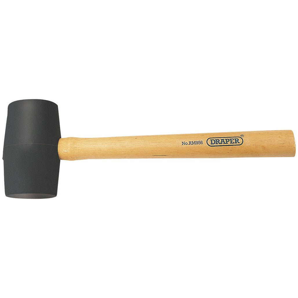 Draper Rubber Mallet With Hardwood Shaft, 410g/14.5oz  51095