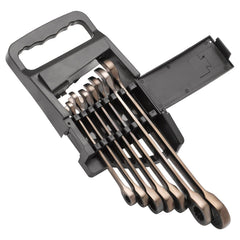 Draper HI-TORQ® Metric Ratcheting Combination Spanner Set, Black (7 Piece)  51178