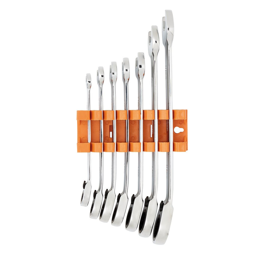 Draper HI-TORQ® Metric Reversible Ratcheting Combination Spanner Set (7 Piece)  51179
