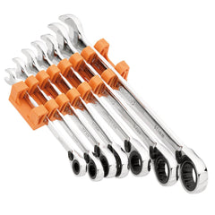 Draper HI-TORQ® Metric Reversible Ratcheting Combination Spanner Set (7 Piece)  51179