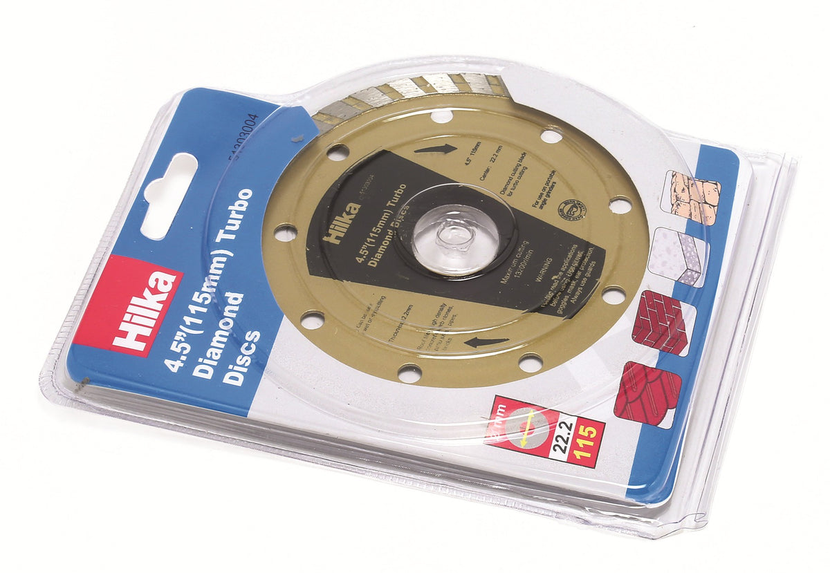Hilka 4.5" (115mm) Turbo Diamond Discs 51303004