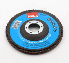 Hilka 4 1/2" (115mm) 80 Grit Flap Disc 51808004