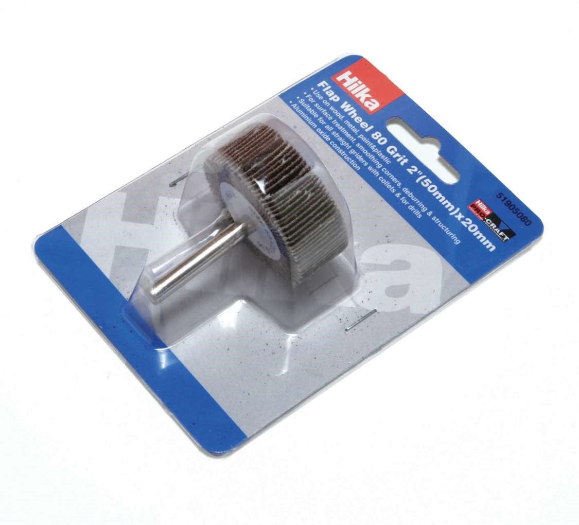 Hilka 50mm 80 Grit Flap Wheel 51905080