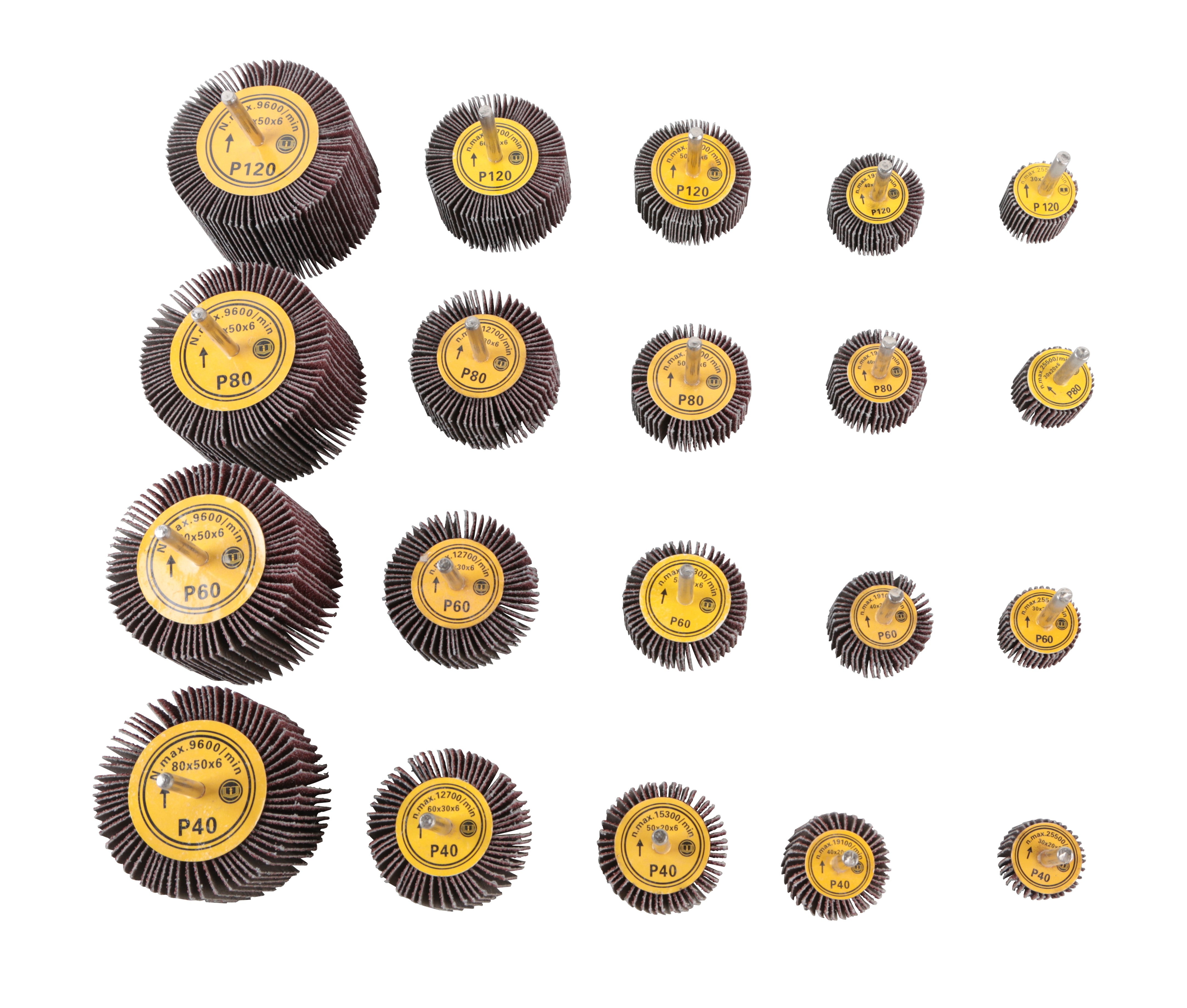 Hilka 20 pce Mixed Flap Wheels 51909020