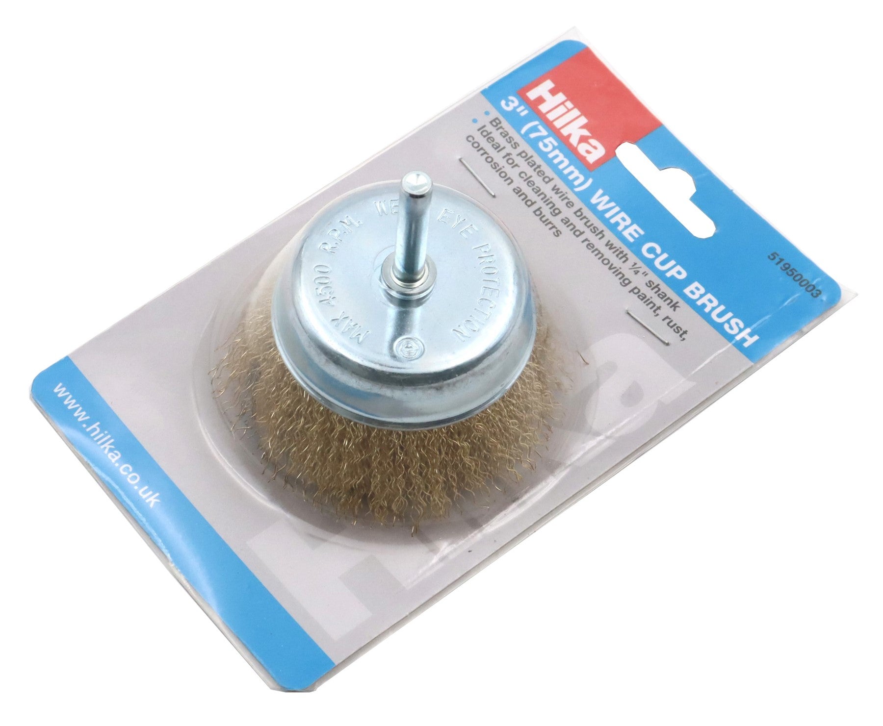 Hilka 3" Wire Cup Brush 51950003