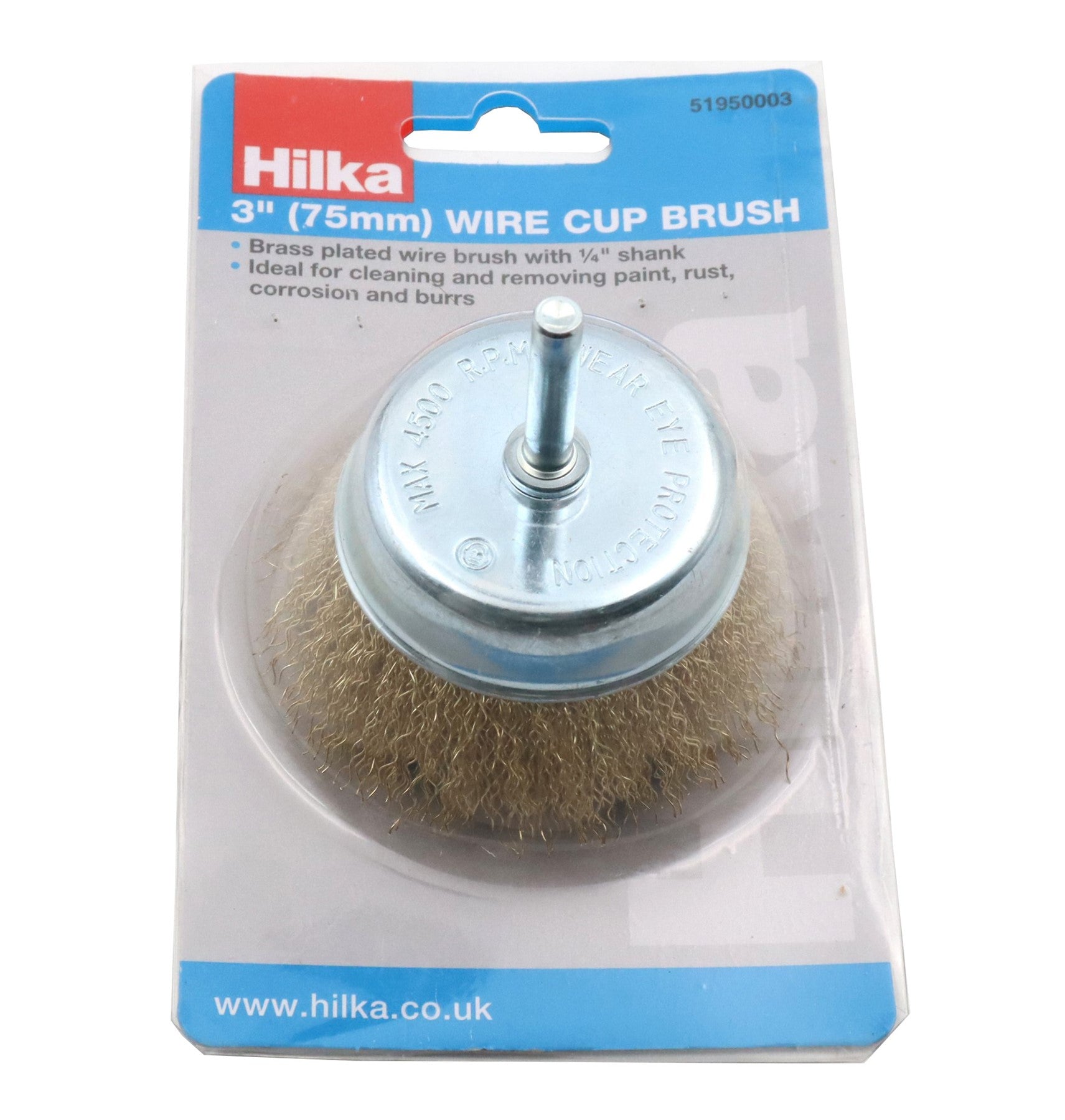 Hilka 3" Wire Cup Brush 51950003