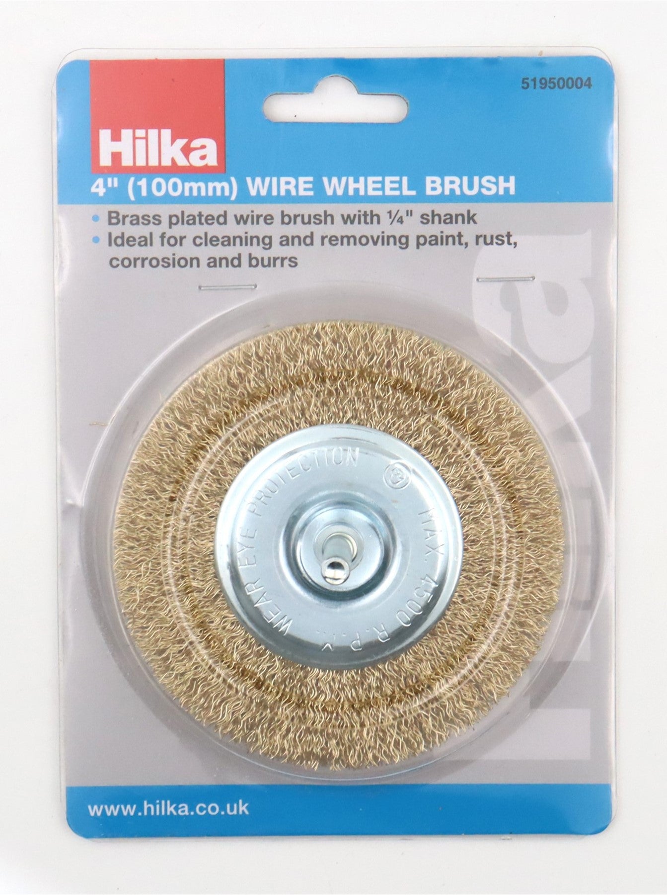 Hilka 4" Wire Wheel Brush 51950004