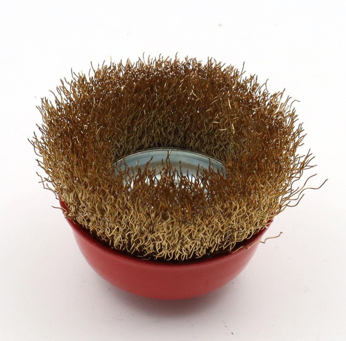 Hilka 4"(100mm) M14 Brassed Steel Crimp Cup Brush 51960104