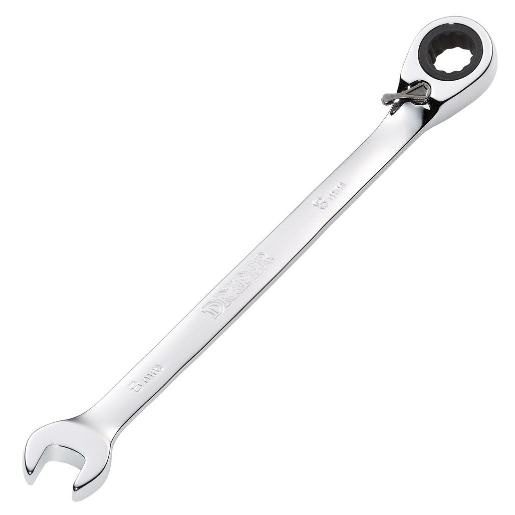 Draper HI-TORQ® Metric Reversible Ratcheting Combination Spanner, 8mm  51967