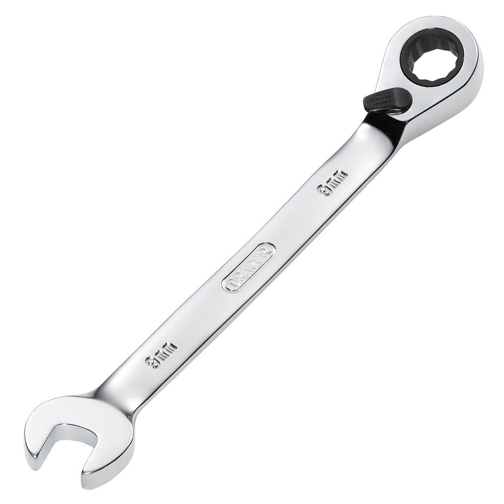 Draper HI-TORQ® Metric Reversible Ratcheting Combination Spanner, 9mm  51968