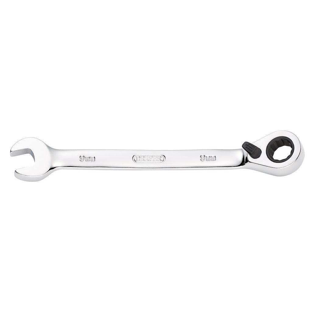 Draper HI-TORQ® Metric Reversible Ratcheting Combination Spanner, 9mm  51968