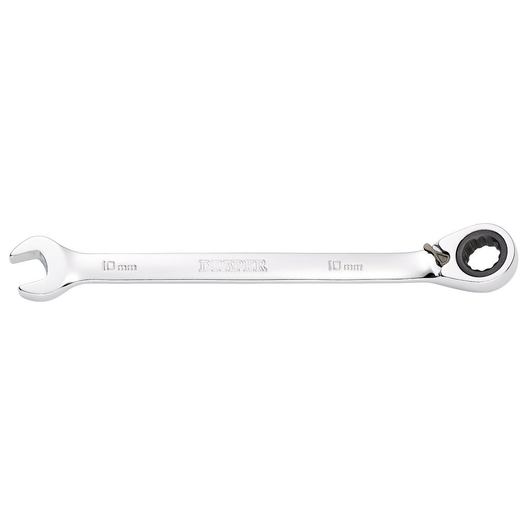 Draper HI-TORQ® Metric Reversible Ratcheting Combination Spanner, 10mm  51973