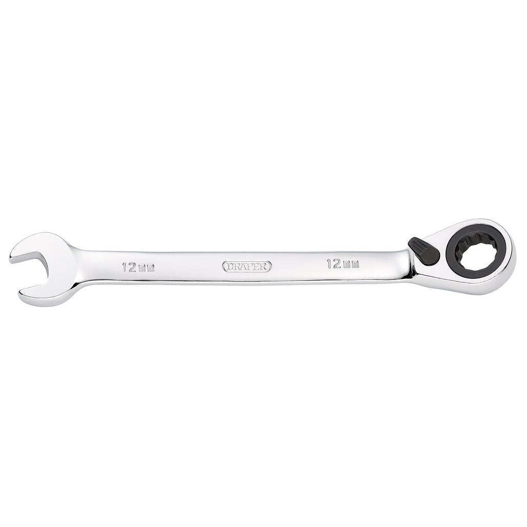 Draper HI-TORQ® Metric Reversible Ratcheting Combination Spanner, 12mm  51999