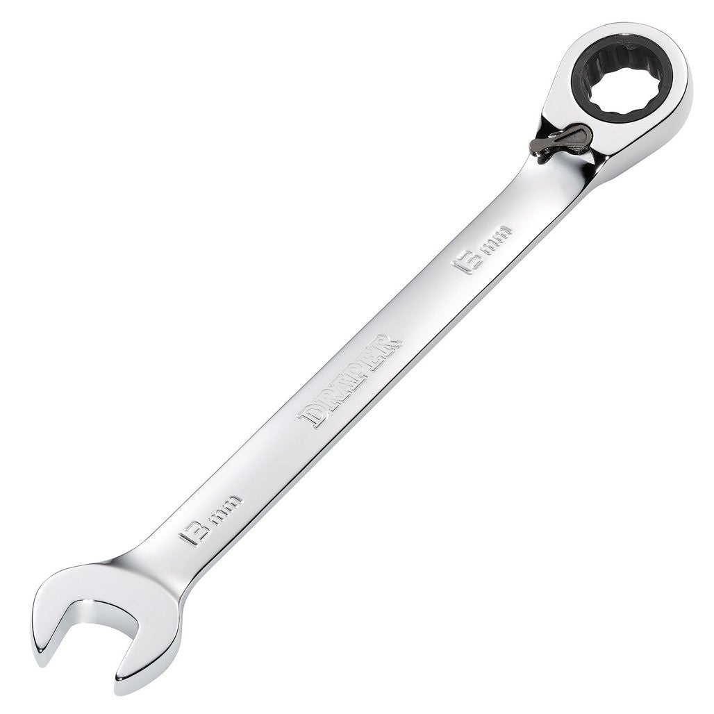 Draper HI-TORQ® Metric Reversible Ratcheting Combination Spanner, 13mm  52001