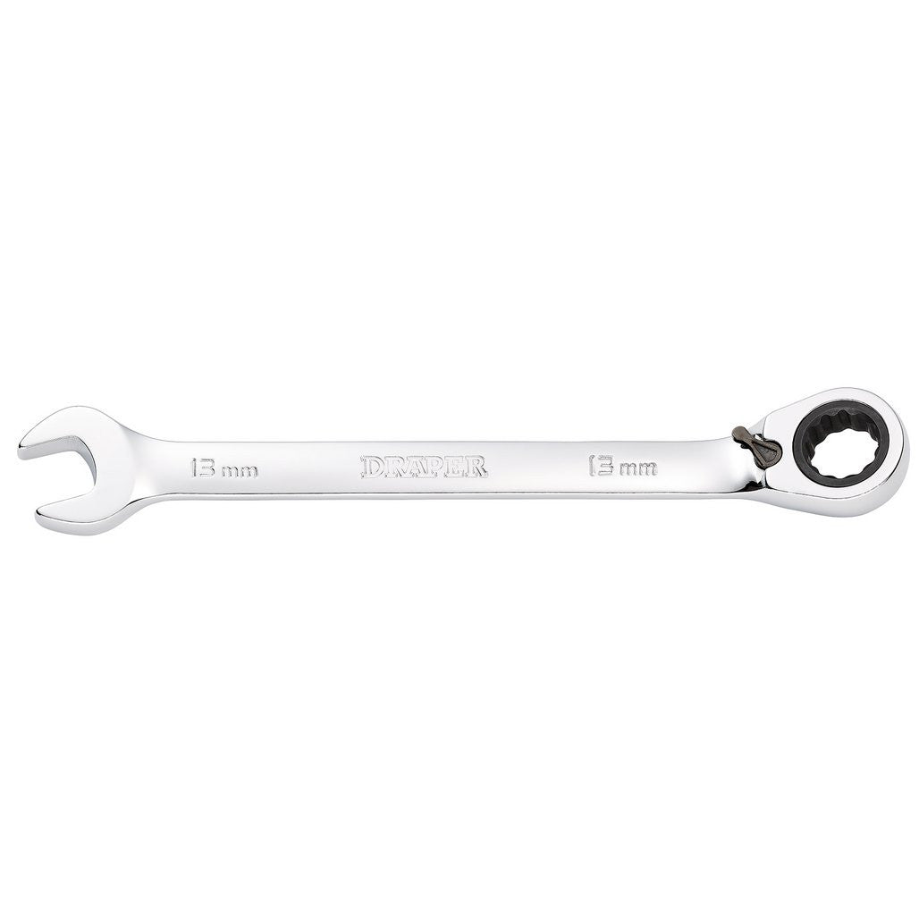 Draper HI-TORQ® Metric Reversible Ratcheting Combination Spanner, 13mm  52001