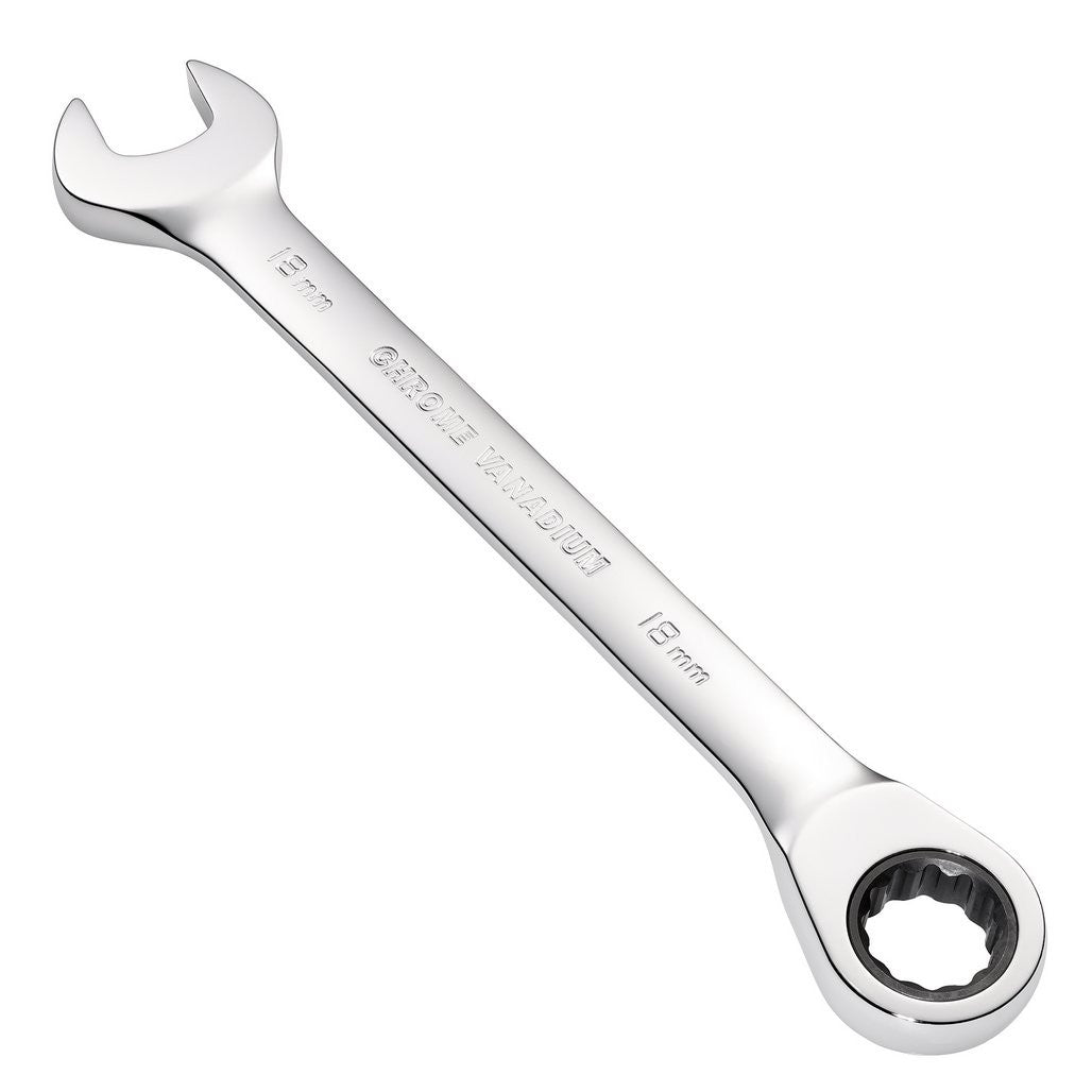 Draper HI-TORQ® Metric Reversible Ratcheting Combination Spanner, 18mm  52006